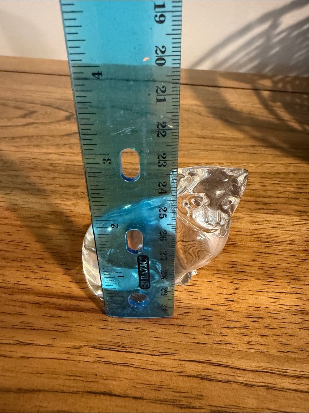 Villeroy & Boch Clear Glass Cat Figurine